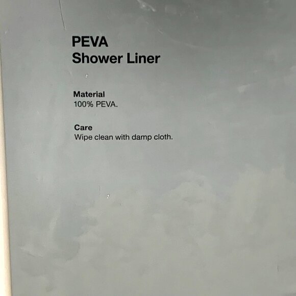 Shower Tub Liner Frosted Clear 71” x 71” PEVA Medium Weight Made by Design™ - Picture 8 of 9